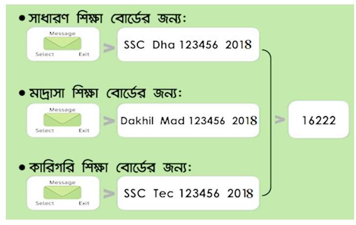 ssc result 2024 sms